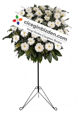 Beyaz Gerberalardan Hazırlanmış Ferforje