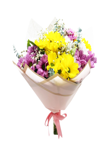 Renkli Papatya Buketi