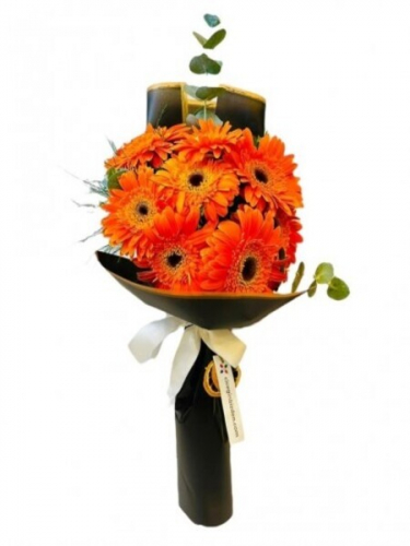 Turuncu Gerbera Buket