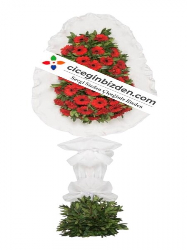 Tek Kat Kırmızı Gerbera Sepet