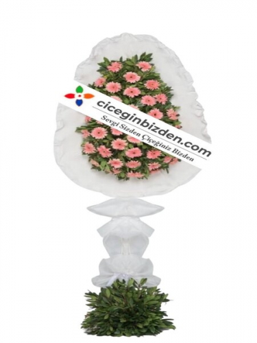 Tek Kat Pembe Gerbera Sepet