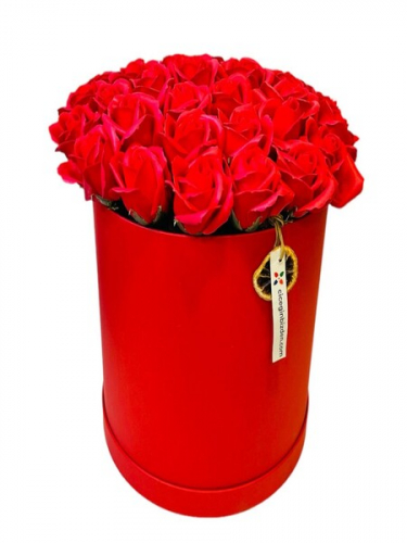 Kırmızı Kutuda Vip Güller