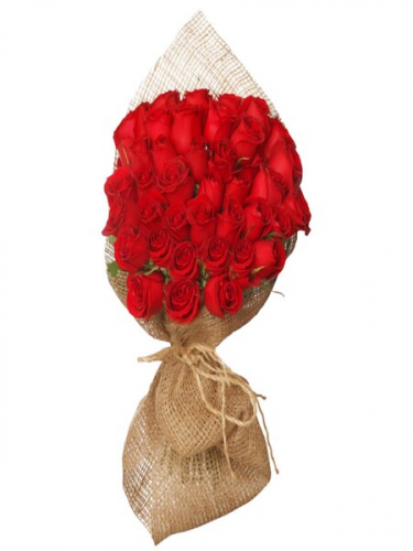 Zarif 50 Kırmızı Gül Buket