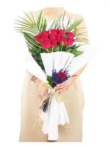 15 Kırmızı Gül Buket