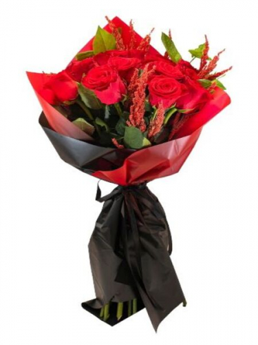 15 Kırmızı Gül Buketi